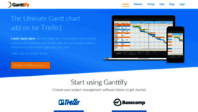What Gantt-chart.com website looked like in 2020 (4 years ago)