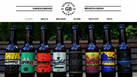 What Gorgeousbrewery.com website looked like in 2020 (4 years ago)