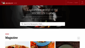 What Guide.michelin.com website looked like in 2020 (4 years ago)