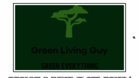 What Greenlivingguy.com website looked like in 2020 (4 years ago)