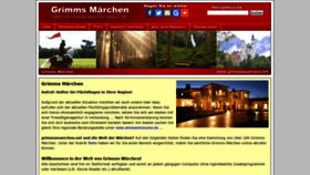 What Grimmsmaerchen.net website looked like in 2020 (4 years ago)