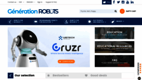 What Generationrobots.com website looked like in 2020 (4 years ago)