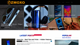 What Gizmoxo.com website looked like in 2020 (4 years ago)