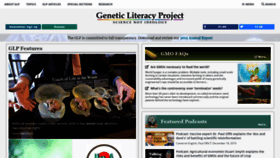 What Geneticliteracyproject.org website looked like in 2020 (4 years ago)