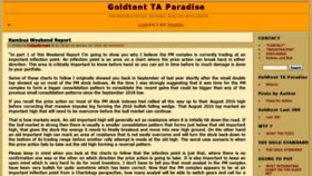 What Goldtadise.com website looked like in 2020 (4 years ago)
