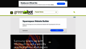 What Greenbot.com website looked like in 2020 (4 years ago)