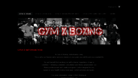 What Gymxboxing.com website looked like in 2020 (4 years ago)