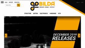 What Gobilda.com website looked like in 2020 (4 years ago)