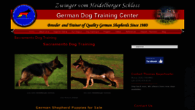 What Germandogtrainingcenter.com website looked like in 2020 (4 years ago)