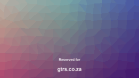 What Gtrs.co.za website looked like in 2020 (4 years ago)