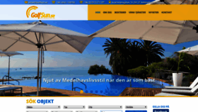 What Golfsun.se website looked like in 2020 (4 years ago)
