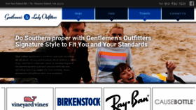 What Gentlemensoutfitters.net website looked like in 2020 (4 years ago)