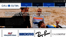What Gentlemensoutfitters.net website looked like in 2020 (6 years ago)