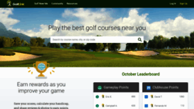 What Golflink.com website looked like in 2020 (4 years ago)