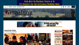 What Gettysburgtimes.com website looked like in 2020 (4 years ago)
