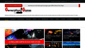 What Generation-game.com website looked like in 2020 (4 years ago)