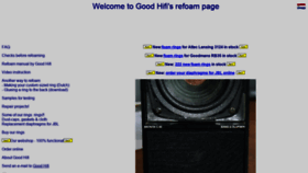 What Goodhifi.com website looked like in 2020 (4 years ago)
