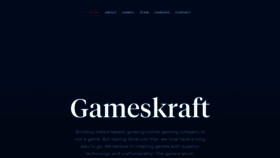 What Gameskraft.in website looked like in 2020 (4 years ago)