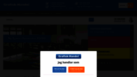What Grafisk-handel.se website looked like in 2020 (4 years ago)