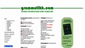 What Grammatikk.com website looked like in 2020 (4 years ago)