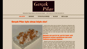 What Gercekpilav.com website looked like in 2020 (4 years ago)