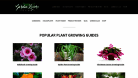 What Gardenloversclub.com website looked like in 2020 (4 years ago)