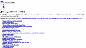 What Goear2.com website looked like in 2020 (4 years ago)