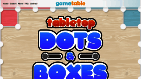 What Gametable.org website looked like in 2020 (5 years ago)