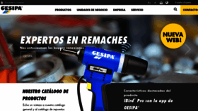 What Gesipa.es website looked like in 2020 (4 years ago)
