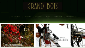 What Grandbois.jp website looked like in 2020 (4 years ago)