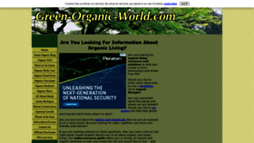 What Green-organic-world.com website looked like in 2020 (4 years ago)