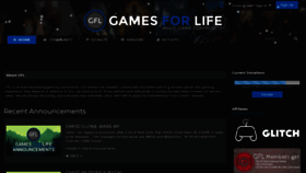 What Gflclan.com website looked like in 2020 (4 years ago)