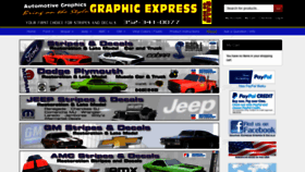 What Graphic-express.com website looked like in 2020 (4 years ago)