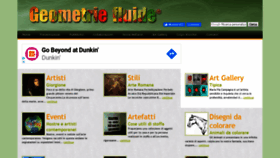 What Geometriefluide.com website looked like in 2020 (4 years ago)