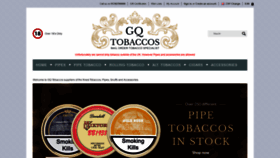 What Gqtobaccos.com website looked like in 2020 (4 years ago)