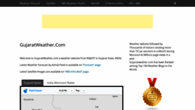 What Gujaratweather.com website looked like in 2020 (4 years ago)