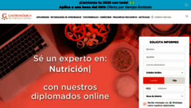 What Gastronomicainternacional.com website looked like in 2020 (4 years ago)