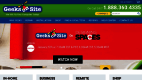 What Geeksonsite.com website looked like in 2020 (4 years ago)