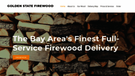 What Goldenstatefirewood.com website looked like in 2020 (4 years ago)