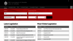 What Gibraltarlaws.gov.gi website looked like in 2020 (4 years ago)