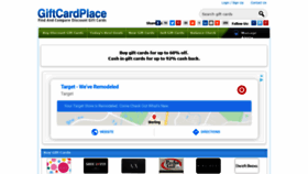 What Giftcardplace.com website looked like in 2020 (4 years ago)