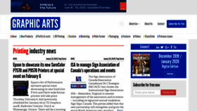 What Graphicartsmag.com website looked like in 2020 (4 years ago)