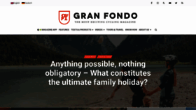 What Granfondo-cycling.com website looked like in 2020 (4 years ago)