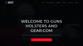 What Gunsholstersandgear.com website looked like in 2020 (4 years ago)