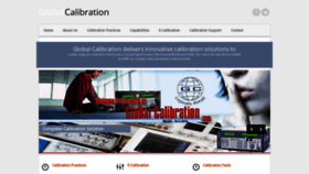 What Globalcalibration.com website looked like in 2020 (4 years ago)