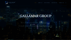 What Gallamargroup.com website looked like in 2020 (4 years ago)