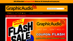 What Graphicaudio.net website looked like in 2020 (4 years ago)