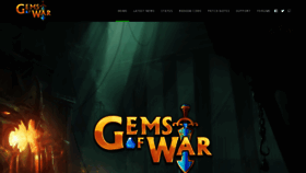 What Gemsofwar.com website looked like in 2020 (4 years ago)