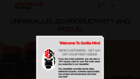 What Gorillamind.com website looked like in 2020 (4 years ago)