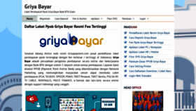 What Griyapayment.com website looked like in 2020 (4 years ago)